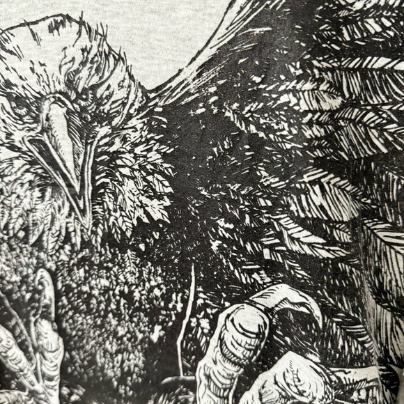 Vintage 80s/90s Bald Eagle Big Graphic The Wall Washington DC L - Picture 3 of 8